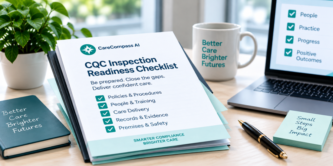 CQC inspection readiness checklist for care providers